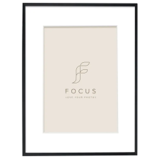 Focus Aster alumínium képkeret 24x30cm (pp 18x24cm) - fekete fényképkeret