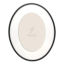 Focus Aster Oval alumínium képkeret 21,6x26,6cm (pp 15x20cm) - fekete fényképkeret