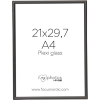 Focus Képkeret - Can-Can Alumínium - Fekete (21x29,7) (A4) Plexi