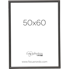 Focus Képkeret - Can-Can Alumínium - Fekete (50x60) fényképkeret