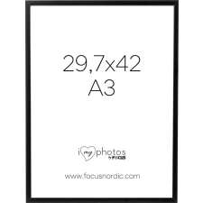 Focus Képkeret - Rock - Fekete (29,7x42) (A3) fényképkeret