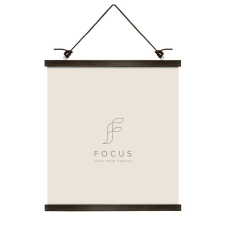 Focus Poster Hanger mágneses posztertartó képkeret 31cm - dió fényképkeret