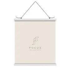 Focus Poster Hanger mágneses posztertartó képkeret 31cm - fehér fényképkeret