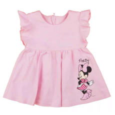  Fodros ujjú kislány nyári ruha Minnie egér mintával (68)