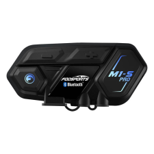 Fodsports M1-S Pro motorkerékpár intercom (fekete) sisakbeszélő