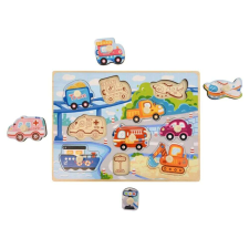  Fogantyús puzzle - járművek puzzle, kirakós