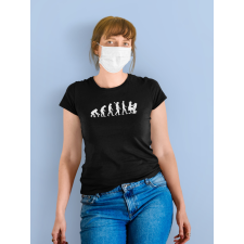  Fogorvos evolúció fekete póló egyedi ajándék