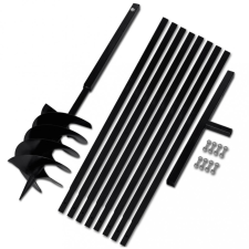  Föld Fúró 200 mm Fogantyú Hosszabbító Csö 9 m Acél hosszabbító, elosztó