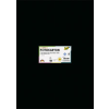 Folia Dekorkarton, 2 oldalas, 50x70 cm, 300 g, 10 lap, FOLIA, fekete (FL6190)