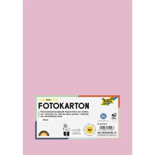 Folia Dekorkarton, A4, 300 g, 50 lap, FOLIA, halvány rózsaszín kreatív papír