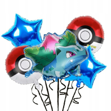 Fólia léggömbök készlet mesékből és játékokból SZÜLETÉSNAPI DÍSZÍTÉS 5 db party kellék