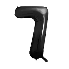  Fólia Lufi - 7 Fekete - 86 cm party kellék