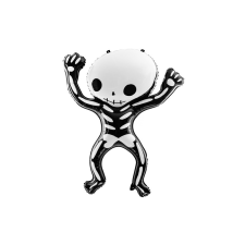  Fólia lufi csontváz, 84x100cm party kellék