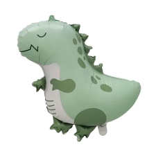  Fólia lufi – Dinoszaurusz - Zöld party kellék