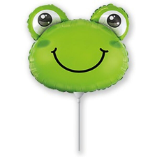  Fólia lufi, mini forma, békafej party kellék