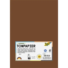 Folia Színes papír, A4, 130 g, 100 lap, FOLIA, csokoládébarna kreatív papír