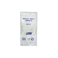  Fóliakesztyű akasztóval - 100 db - Víztiszta - L - 1 csomag