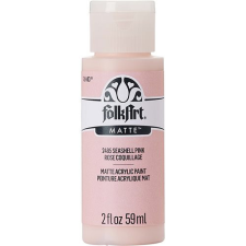 Folkart Akrilfesték - matt - 59 ml - Seashell Pink - Acrylic Matte (1 db) akrilfesték