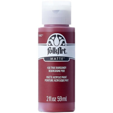 Folkart Akrilfesték - matt - 59 ml - True Burgundy - Acrylic Matte (1 db) akrilfesték