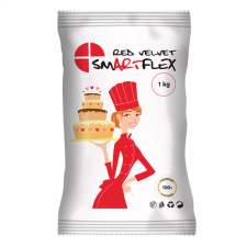 Fondant Smartflex velvet Piros 1 Kg sütés és főzés