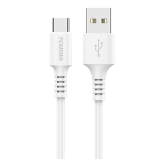 Foneng Kábel USB-USB C Foneng, x85 3A gyorstöltés, 1m (fehér) kábel és adapter