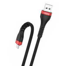 Foneng X82 USB-A apa - Micro USB apa 2.0 Adat és töltőkábel - Fekete (1m) kábel és adapter