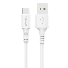 Foneng X85 USB-A - USB-C 3A töltőkábel 1m fehér kábel és adapter