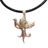  Főnix medál műbőr lánccal