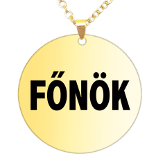 Fönök medál lánccal, választható több formában és színben nyaklánc