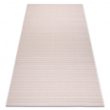 Fonott sizal flat szőnyeg 48603/526 Szemek krém rózsaszín 120x170 cm lakástextília