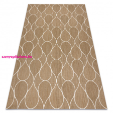  Fonott sizal flat szőnyeg 49379265 Cseppek bézs 160x230 cm lakástextília