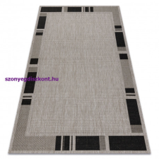 Fonott sizal floorlux szőnyeg 20195 ezüst / FEKETE 240x330 cm lakástextília