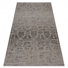 Fonott sizal floorlux szőnyeg 20211 ezüst / FEKETE 160x230 cm lakástextília