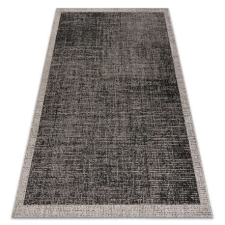 Fonott sizal floorlux szőnyeg 20401 fekete / ezüst 120x170 cm lakástextília