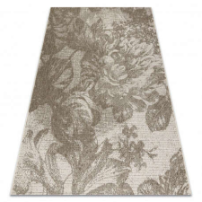 Fonott sizal floorlux szőnyeg 20491 virágok pezsgő / sötét szürke 140x200 cm lakástextília