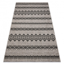Fonott sizal floorlux szőnyeg 20510 ezüst / fekete 140x200 cm lakástextília