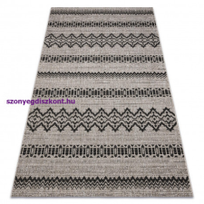 Fonott sizal floorlux szőnyeg 20510 ezüst / fekete 240x330 cm lakástextília