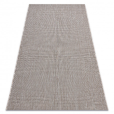 Fonott sizal floorlux szőnyeg 20580 egyszerű, egyszínű - ezüst / fekete 160x230 cm lakástextília
