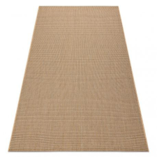 Fonott sizal floorlux szőnyeg 20580 egyszerű, egyszínű - természetes / kávé 120x170 cm lakástextília