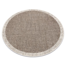  Fonott sizal floorlux szőnyeg kör 20401 Keret tópszín / pezsgő kerék 120 cm lakástextília