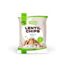 Foody Free Foody Free gluténmentes lencse chips sóval 50 g reform élelmiszer
