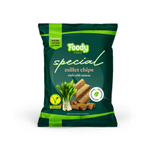 Foody Free Foody Free gluténmentes special köles chips medvehagymával 45 g reform élelmiszer