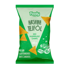 Foody Free Foody Free Intense Hummusz chips Hagyma-tejföl - 60g reform élelmiszer