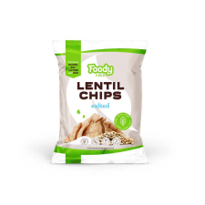 Foody Free gluténmentes lencse chips sóval 50 g előétel és snack