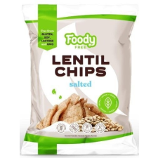 Foody Free vegán, gluténmentes Lencse chips sóval 50 g reform élelmiszer