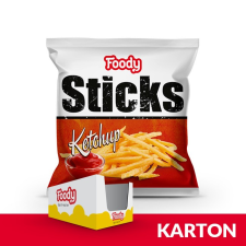 Foody Ketchup ízű sticks 22 x 30 g - Foody előétel és snack