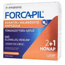 Forcapil Keratine + hajerősítő kapszula 180 db vitamin és táplálékkiegészítő