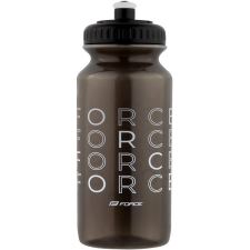 Force Enjoy 0,5 l, átlátszó fekete-fehér kulacs, kulacstartó