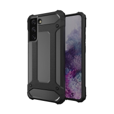 Forcell Armor hátlap tok, Samsung Galaxy S21 FE, fekete tok és táska