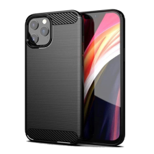 Forcell Carbon hátlap tok Apple iPhone 15 fekete tok és táska